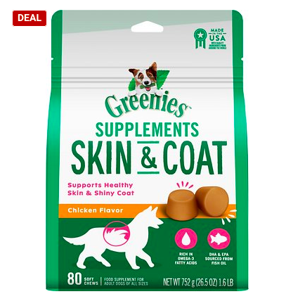 *HOT* FREE Greenies Soft Chew Dog Supplements, 80-90 Count Bag from Chewy {Just Pay Shipping!}