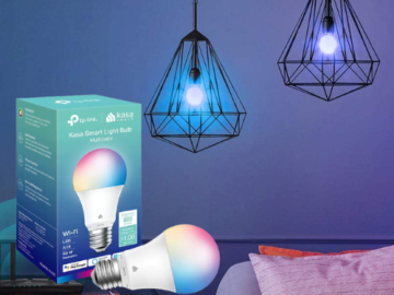 Kasa Smart Multicolor Dimmable LED Light Bulb $9.99 (Reg. $15)