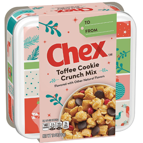 Chex Mix Toffee Cookie Crunch Holiday Gift Tin 12 Oz $7.99 (Reg. $9.99)