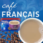 36 Servings Maxwell House International Café Francais Café-Style Instant Coffee Mix $12.92 (Reg. $27) – $0.34/ Serving