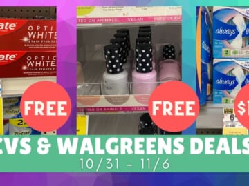 Video: Top CVS & Walgreens Deals 10/31-11/6