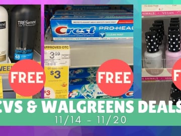 Video: Top CVS & Walgreens Deals 11/14-11/20