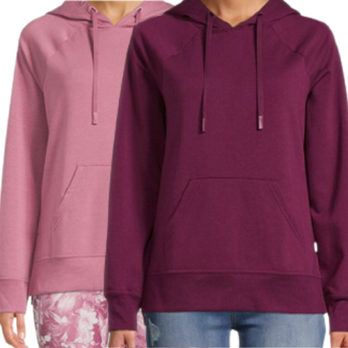 Athletic Works Women’s Soft Hooded Sweatshirt $12.98 (Reg. $15) | 10 Colors – XS to 3XL!