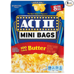 48 Count ACT II 100 Calorie Butter Microwave Popcorn, 1.1-oz. Mini Bags as low as $10.49 Shipped Free (Reg. $21.24) | $22 per bag!