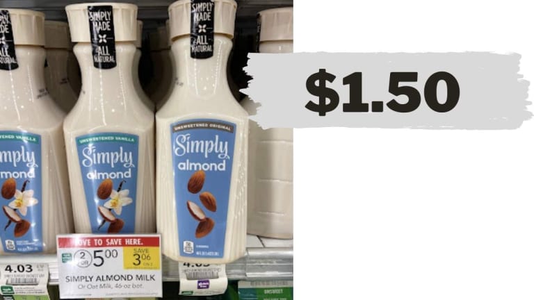 Simply Almond Milk for $1.50 | Publix Deal