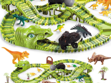 285-Piece Dinosaur Toys and Flexible Track Playset $22.99 After Code (Reg. $46) + Free Shipping – FAB Ratings!