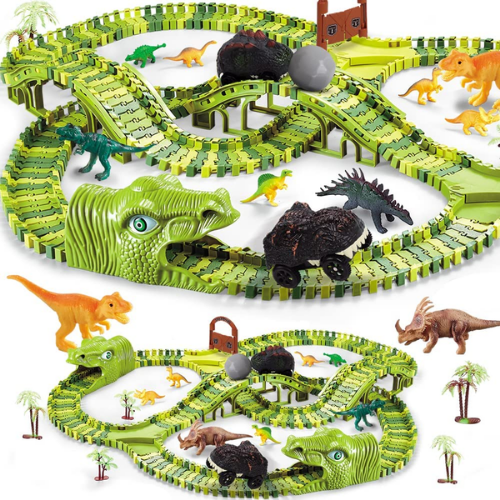 285-Piece Dinosaur Toys and Flexible Track Playset $22.99 After Code (Reg. $46) + Free Shipping – FAB Ratings!