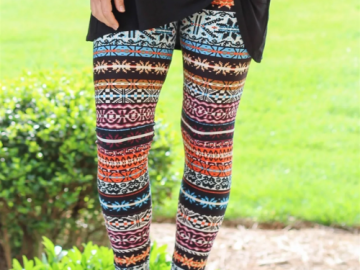 Today Only! Women’s Soft Printed Leggings $10.99 Shipped Free (Reg. $25) | 20 Designs & 2 sizes