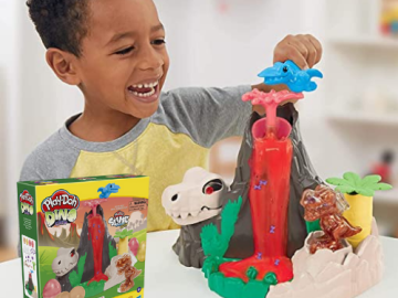 Play-Doh Slime Dino Crew Lava Bones Island Volcano Playset $12.29 (Reg. $20.99) | with Dinosaur Toy & HydroGlitz Eggs and Mix-ins