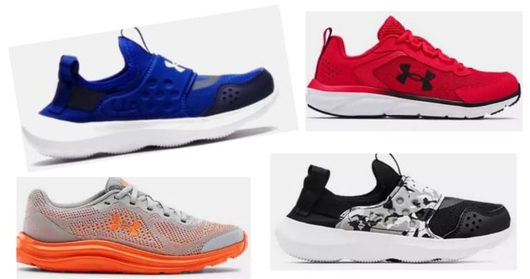 Under Armour Girls Running Shoes for $22.49