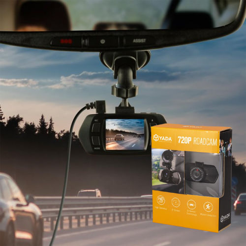 RoadCam 720p Dash Camera with 120-Degree Wide Angle Lens $19 (Reg. $50)