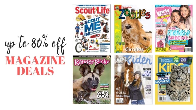 Up to 80% off Kids Magazines | Ranger Rick, Girls Life & More!