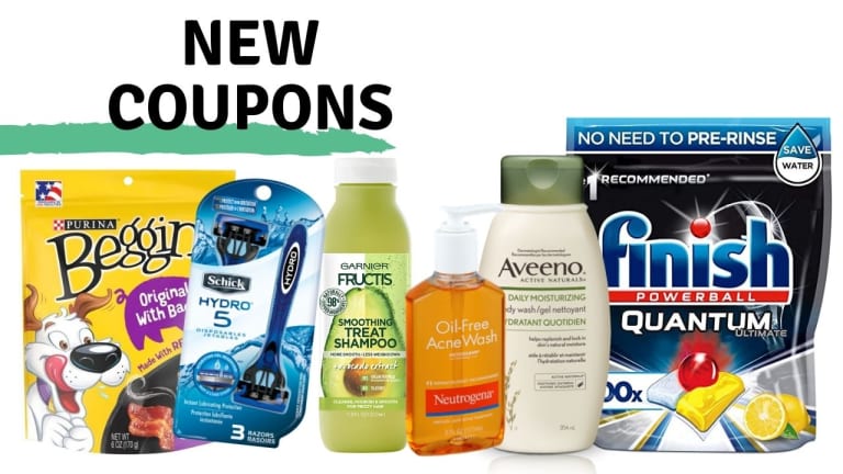 34 New Coupons: Dunkin, Finish, Aveeno & More