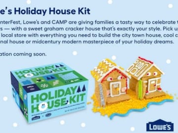 Free DIY Holiday House Kits