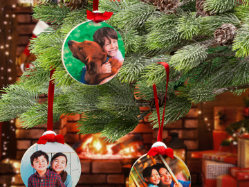 Custom Photo Ornaments