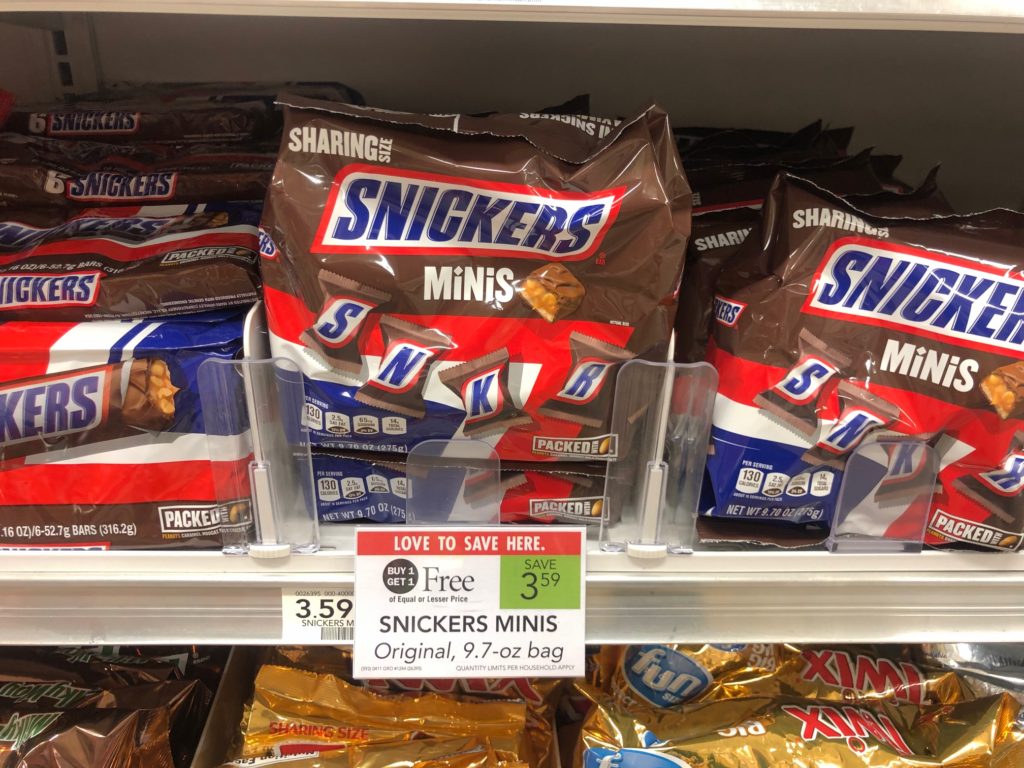 Snickers Mini Bags Only $1.30 At Publix on I Heart Publix