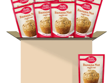 36 Servings Betty Crocker Banana Nut Muffin Mix as low as $7.45 Shipped Free (Reg. $9) | 83¢ each! – FAB Ratings! 1,800+ 4.7/5 Stars! $0.21/ Muffin