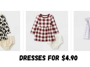 Cat & Jack Dresses for $4.90