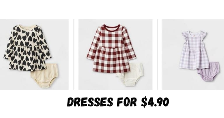 Cat & Jack Dresses for $4.90