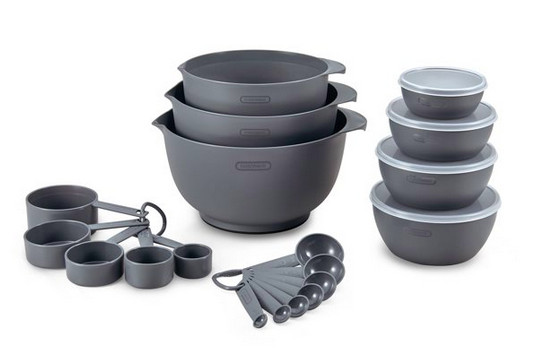 Farberware Professional 23-piece Gray Mix and Measure Baking Set