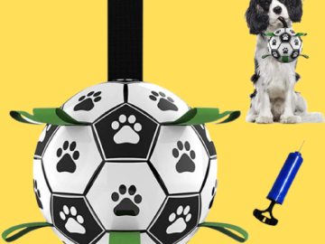 Grab Tabs Dog Soccer Ball $7.99 After Code (Reg. $19.99)