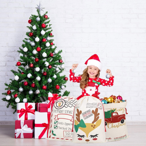 3-Count Christmas Bag Santa Sacks $16.65 (Reg. $20) | $5.55/sack – FAB Ratings!