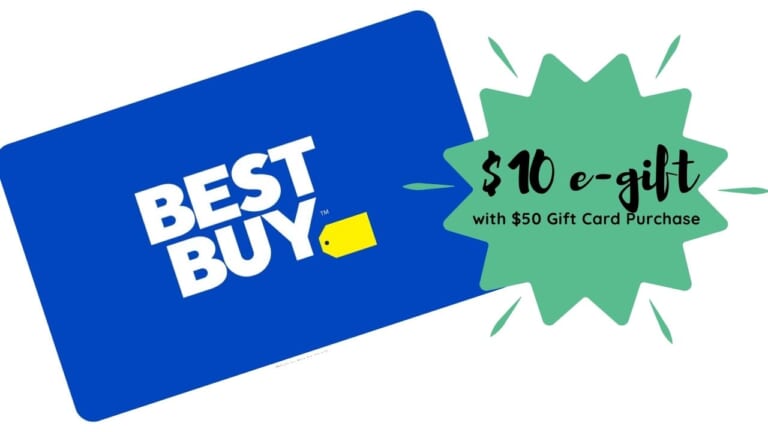 Best Buy | Free $10 e-Gift With $50 Gift Card