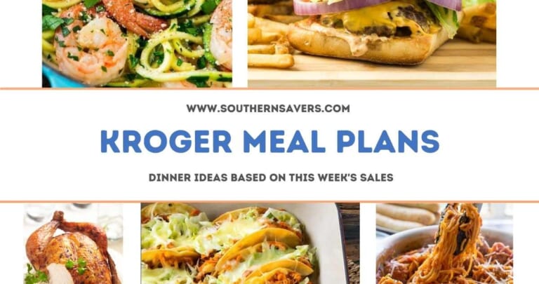 kroger meal plans 12/8