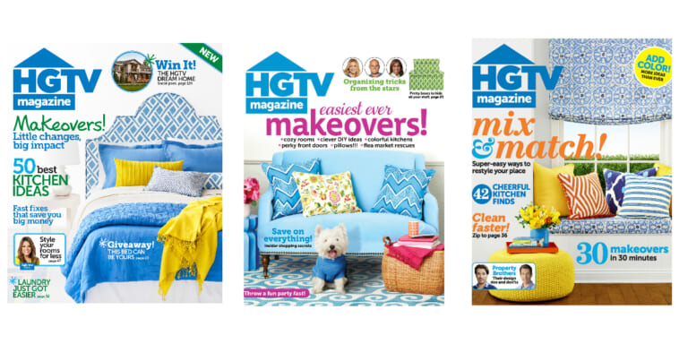 HGTV Magazine Subscription, 2 Years for $14.99 (reg. $40)