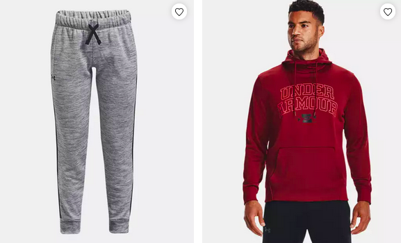 Under Armour Fleece Hoodies, Pants and more as low as $19.99 shipped!