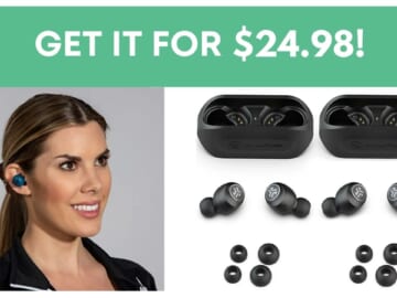 QVC | 2-Pack Wireless Earbuds for $24.98