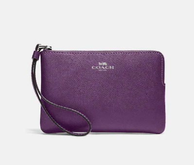 *HOT* Coach Corner Zip Wristlets as low as $23.40 shipped (Reg. $78!)