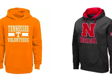 NCAA Hoodies for the Family only $19.99!