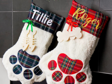 Personalized Paw Stockings