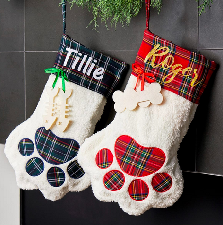 Personalized Paw Stockings