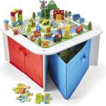 100-Piece Wooden All Purpose Play Table Set with Storage $69.99 Shipped Free (Reg. $111.87)