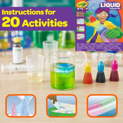 Crayola STEAM 15-Piece Liquid Science Kit $8.43 (Reg. $22)