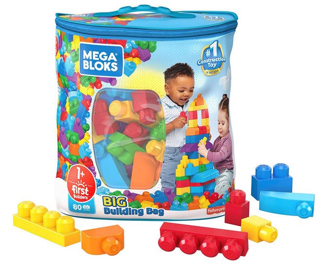 Mega Bloks First Builders Big Building Blocks (80 Pieces) only $12.88 (Reg. $25)!