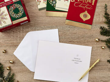 Image Arts Boxed Christmas Cards Assortment (4 Designs, 24 Cards with Envelopes) $7.85 (Reg. $8.20) – FAB Ratings! | Just 33¢ each!