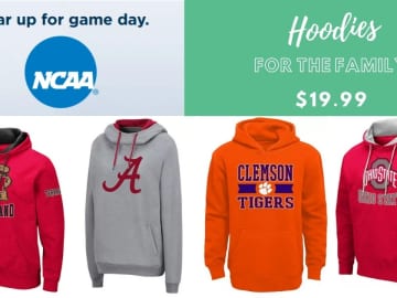 Kohl’s | NCAA Team Hoodies Only $19.99