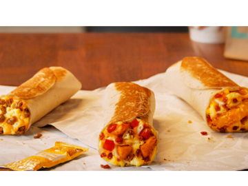 Taco Bell: Free Toasted Breakfast Burrito Today!