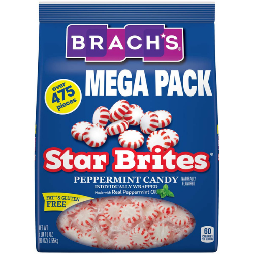 478-Piece Brach’s Star Brites Peppermint Starlight Mints Hard Candy as low as $9.09 Shipped Free (Reg. $13.99) | $0.02 each candy!