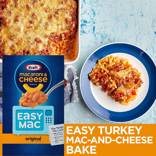 6-Count Kraft Easy Mac Original Macaroni & Cheese Microwavable Dinner as low as $1.78 Shipped Free (Reg. $3) | 30¢ each pouch!