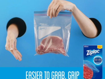 Ziploc 60-Count Food Storage Freezer Bags as low as $7.38 Shipped Free (Reg. $12.46) | $0.12 each!