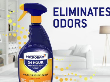 Microban 4-Pack Disinfectant Spray $10.13 (Reg. $13.50) | $2.53 each!