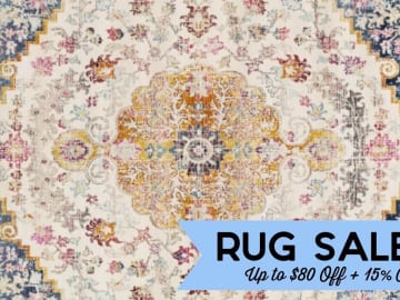 Rug Sale | Up to $80 Off + Get An Extra 15% off