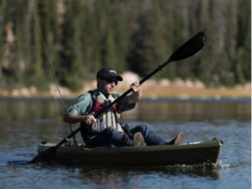 Lifetime Angler Fishing Kayak, Sit-On-Top, 52 lb. $200 Shipped Free (Reg. $300)