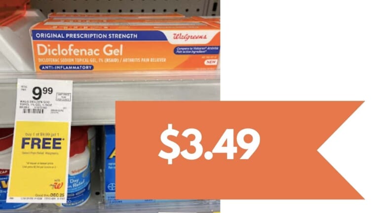 $3.49 Diclofenac Arthritis Pain Gel (Voltaren) | Walgreens Deal