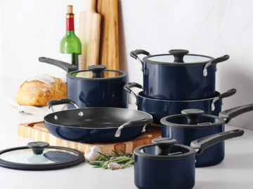 Tramontina 11-Piece Nonstick Cookware Set $99.95 Shipped Free (Reg. $240) + 3 Colors | $9.09 each!