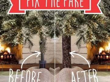 The Tree Hugger $14.95 (Reg. $20) | Hides Your Fake Christmas Tree’s Pole with Realistic Looking Bark